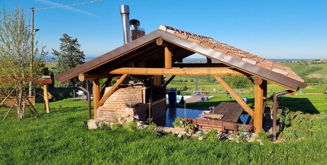 Casa Vacanza Con Piscina,Area Giochi Bambini. Santa Maria della Versa Buitenkant foto